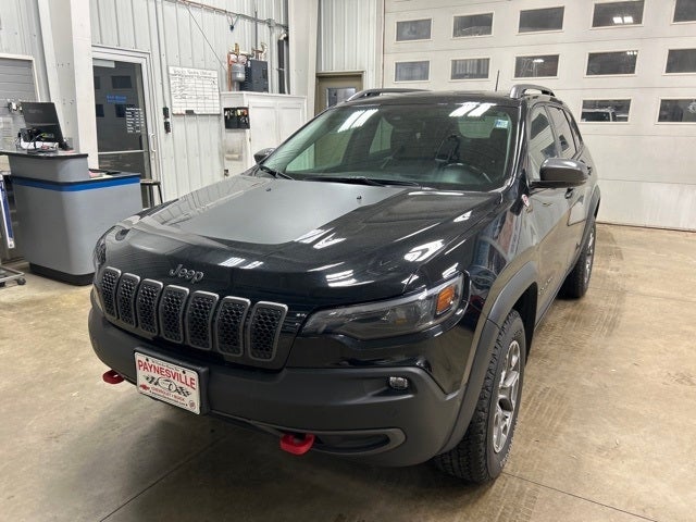 Used 2021 Jeep Cherokee Trailhawk with VIN 1C4PJMBX4MD136384 for sale in Paynesville, Minnesota
