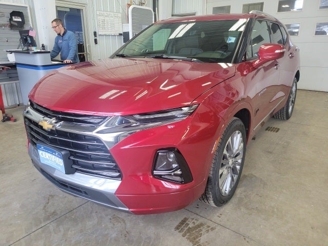 Certified 2019 Chevrolet Blazer Premier with VIN 3GNKBKRS9KS701805 for sale in Paynesville, Minnesota