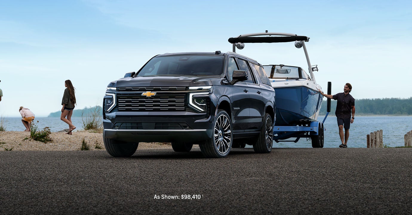 2026 Chevrolet Suburban Hauling a Boat Paynesville, MN