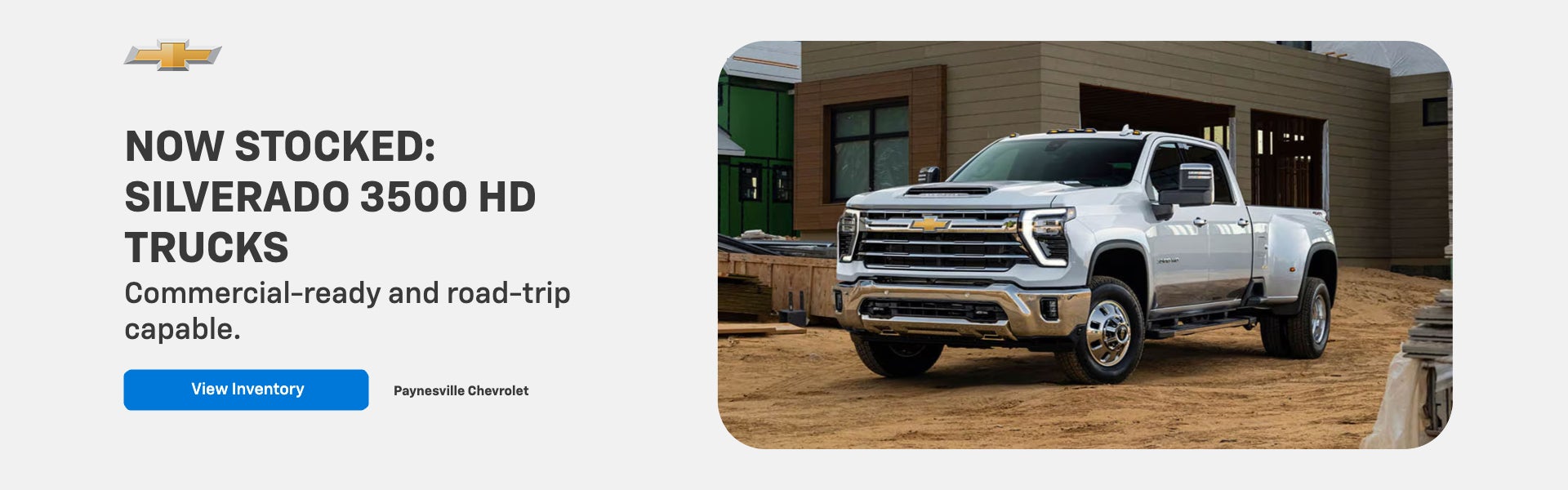 Now Stocked: Silverado 3500 HD Trucks