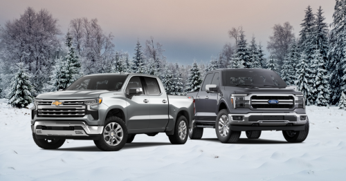 2025 Chevrolet Silverado 1500 vs. 2025 Ford F-150 Paynesville, MN